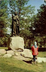 Statue Of Sakakawea Postcard