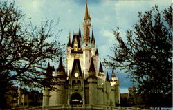 Cinderella Castle Fantasyland Postcard