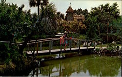 Tiki Gardens Indian Rocks Beach, FL Postcard Postcard