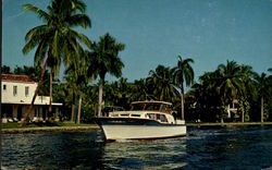 15,000 boats and 240 miles of canals Postcard