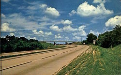 Overpass Over Highway 66 Rolla, MO Postcard Postcard