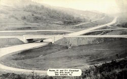 Route 51 And 711 Cloverleaf Postcard