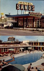 Sands Motel, 900 Block West 7th Texarkana, TX Postcard Postcard