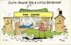 Dam Corner, Lake Isabella New Caney, TX Postcard Postcard