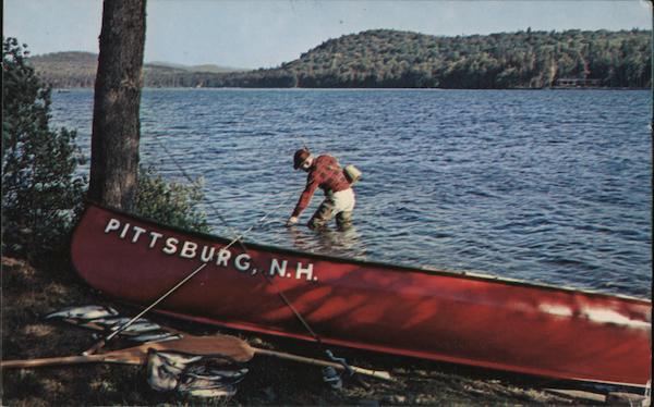 Fishing on Back Lake Pittsburg New Hampshire