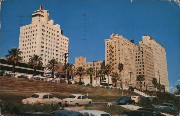 Office Buildings and Hotels on the bluff Corpus Christi Texas