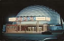 Pacific's Cinerama Theatre - Sunset Boulevard and Ivar Postcard