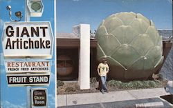 Giant Artichoke Postcard