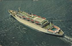 S.S. Atlantic, American Export Lines Postcard