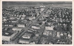 Aerial View of Kindersley Postcard