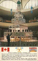 Giant Fruit Cake - British Columbia Centennial 1871-1971 Burnaby, BC Canada Postcard Postcard Postcard