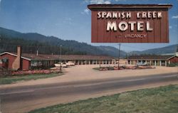 Spanish Creek Motel Postcard