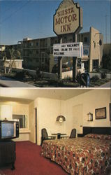 Siesta Motor Inn Postcard