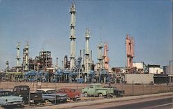 Petroleum Cracking Plant Postcard