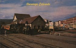 Narrow Gauge Train Postcard