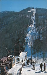 Cataloochie Ski Area Postcard