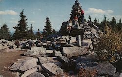 Summit of Spruce Knob Western, WV C.H. Ruth Postcard Postcard Postcard