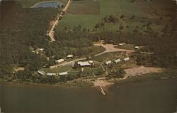 Air View of Camp Courage Postcard