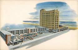 Seaside Hotel & Motel Postcard