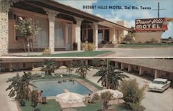 Desert Hills Motel Postcard