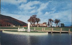 Family Rotary Pond at the Shrine of Our Lady of Grace Colebrook, NH Postcard Postcard Postcard