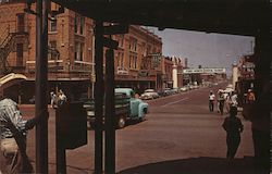 Historic Downtown Cowtown North Fort Worth, TX Postcard Postcard 