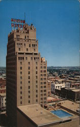 Hilton Hotel and Pool Fort Worth, TX Postcard Postcard Postcard