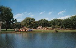 Kiddie Train Vilas Park Postcard