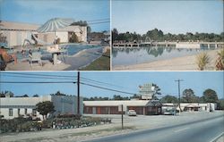 Lake Shore Motel and Restaurant Jesup, GA Postcard Postcard Postcard