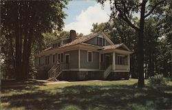 The Charles A. Lindbergh House Postcard