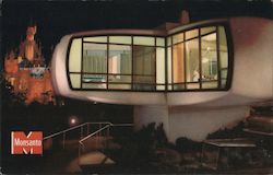 Monsanto's Home of the Future - Disneyland Postcard