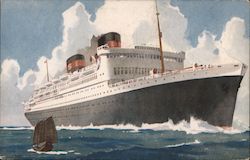 S.S. President Hoover, S.S. President Coolidge Postcard