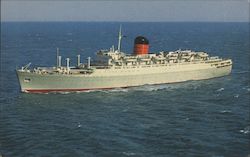 Cunard "Carmania" Postcard