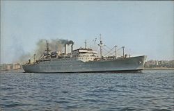 United States Naval Ship Upshur (T-AP 198) Postcard