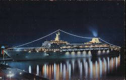 Home Lines S.S. Oceanic, "The Ship of Tomorrow" Postcard