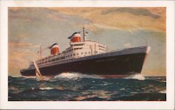 New S.S. United States Postcard