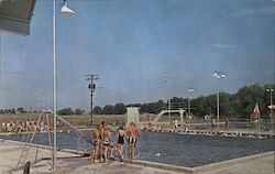 Pollack Memorial Pool Oshkosh, WI Postcard Postcard 