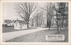 Maplewood Cabins Postcard
