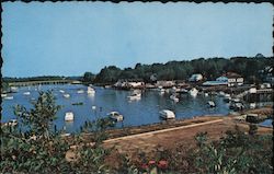 York Harbor Postcard