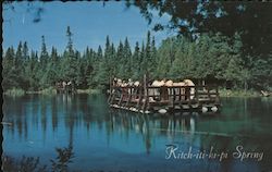 Kitch-Iti-Ki-Pi (Big Spring) Postcard