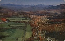 Aerial View, White Mountains North Conway, NH Luther Phillos Postcard Postcard Postcard