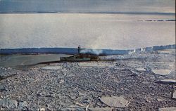 USCGC Glacier Coast Guard Icebreaker Postcard