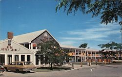 The Dock Motor Lodge Resort Postcard