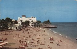 Surfside Park - 74th Street and Collins Avenue Postcard