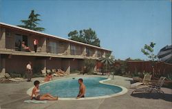 Tropicana Lodge Bathers at Pool Mountain View, CA Postcard Postcard Postcard