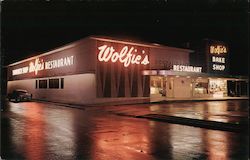 World Famous Wolfie's Restaurant Postcard