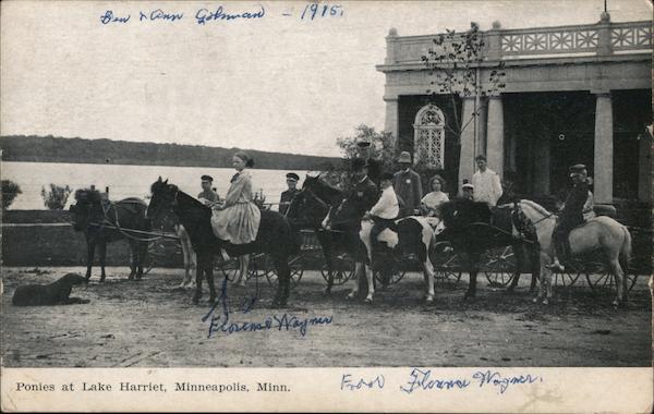 Ponies at Lake Harriet Minneapolis Minnesota