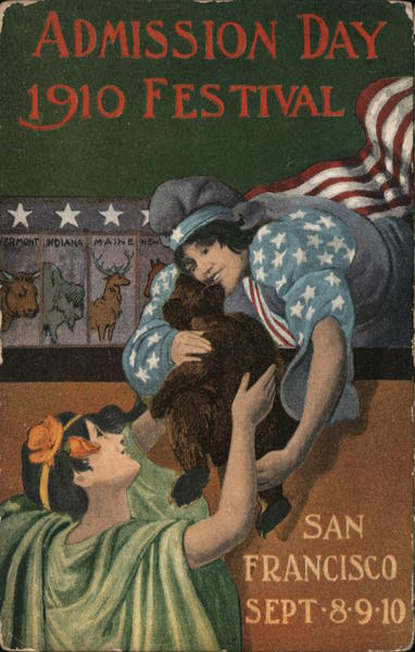 Admission Day Festival 1910 San Francisco California