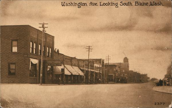 Washington Ave. Looking South Blaine