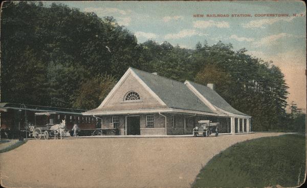 New Railroad Station Cooperstown New York